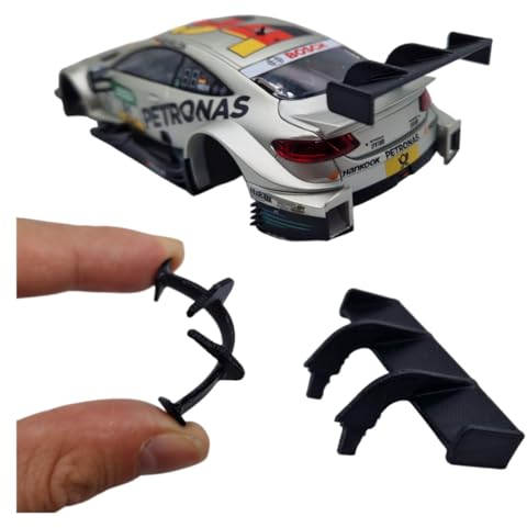 blackslot Flexibler Spoiler – Carrera zubehör für 132 Mercedes AMG C63 DTM, Carrera Bahn Tuning ersatzteil kleinteil für slotcars