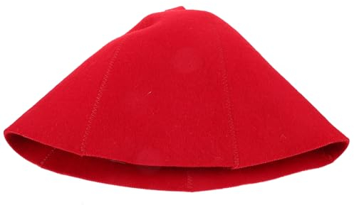 Supvox Filz-Saunahüte Badehut Russische Banja-Wolle Banja-Hut Ukrainische Saunakappe Für Sauna Dusche Bad Dampfbad-Zubehör