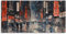Paul Sinus Bilder auf Leinwand 120x60cm Tokio bei Nacht Straße Abstrakt Kunstvoll Regen