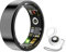 Pgtc Smart Ring,Anello fitness per Uomini e Donne,Cardiofrequenzimetro,Contapassi,Anello Sanitario,Impermeabile IP68,Compatibile con Android iOS(Nero,11)