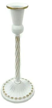 Vintage Candelabra Pillar Iron Candelabra, Rustic Candelabra, High Table Centerpiece Iron White Farmhouse Fireplace Candelabra Candle Stand(2)