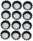 Cabilock 12 Stück Kuchenform Cupcake Backförmchen Küchenhelfer Kuchen Backformen DIY Backzubehör Käsekuchen Savarin Tablett Backbleche Eierform Mousse Mini Muffins