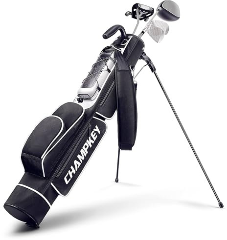 CHAMPKEYA Professional Pitch Golf Stand Bag - Lightweight Stand Bag Suitable for The Driving Range, Par 3, and Executive Courses