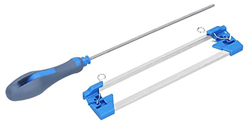 NDNCZDHC 2 in 1 Chainsaw Sharpener, Steel Chainsaw Chain Sharpener, Chain Saw Sharpener Tool for 13 / 64in, 7 / 35in, 3 / 16in