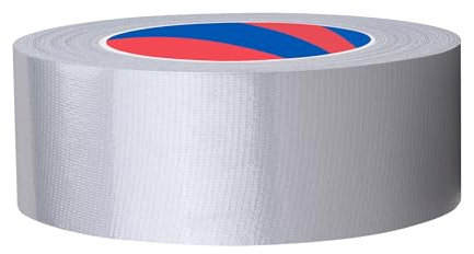 Duccinp Panzertape extra stark, 50 m x 75 mm, Wasserdichtes Reparaturband für Reparaturen, Heimwerker, Handwerk, Innen- und Außenbereich, Duct Tape (Silber)
