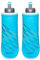 HydraPak SoftFlask Speed 500 ml 2er-Pack – komprimierbare Softflask-Trinkflasche, perfekt geeignet für Trinkwesten und Laufrucksäcke mit leicht zu öffnendem Verschluss (Malibu Blue, 500 ml)