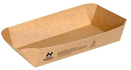 Notpla Tray Rectangular Kraft (Pack 400)