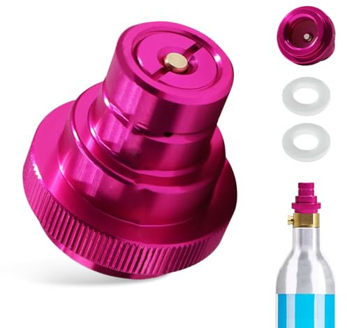 XPJBKC CO2 Quick Adapter für Soda Stream Wassersprudler, Schnelladapter mit TR21-4 Außengewinde, Universal CO2 Zylinder mit Crystal 3.0, Soda Adapter Kompatibel mit Duo Terra Art E-Duo