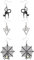 VALICLUD 3 Paare Halloween-Ohrringe Halloween-Ohrstecker Gothic-Ohrringe Spinnenohrringe halloween halloween assecoires Halloween-Ohranhänger Halloween-Requisiten Metall Black