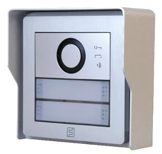 ECI ELETTROFORNITURE KIT VIDEO CITOFONICO pronto e completo per una installazione 4G/GSM fino a 4 chiamate ADATTO PER ALBERGHI B&B CASA VACANZE AFFITTI (KIT 1MCABS4)