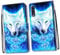DIYEAH Phone Case with Card Holder Stand Durable PU Material Full Protection Scratch Design for Video Viewing and Daily Use Blue