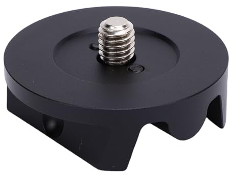 Tonysa Berufseller Kugelkopf Adapter für Teleskop & DSLR-Kamera, Aluminiumlegierung, Präzise Verstellung, Stabil, Wasserdicht, Schnellverstellung MIT Feststellrad (Black)
