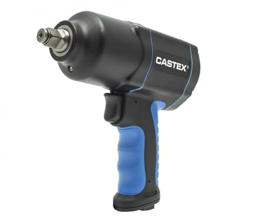 CASTEX Druckluft-Schlagschrauber 1/2 1600 Nm TWIN HAMMER - leicht, leistungsstark, Drehmomenteinstellung, Links-/Rechtslauf - Modell PCAS-001