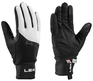 LEKI Damen PRC Premium Thermo Plus Handschuhe Langlauf Schwarz Weiß