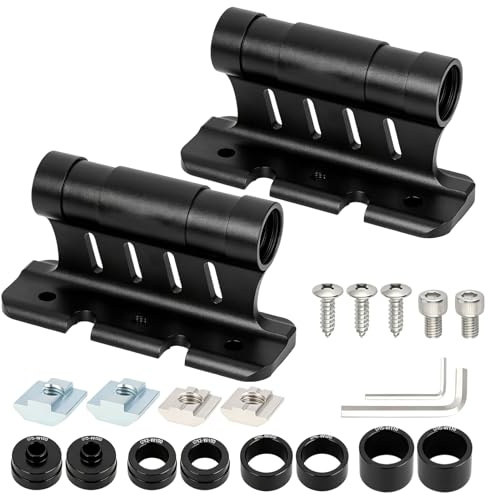 2 Stück Fahrrad Gabelhalterung, Schnellspanner für Vorderradgabel, Kompatibel mit 5/12/15x100mm und 15x110mm Achsen, für Auto Dachträger und Anhänger