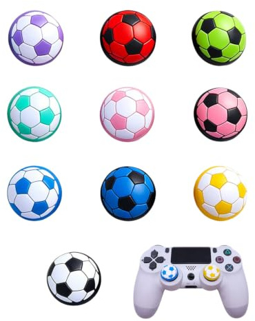 KRVNTH 10 Pezzi Gommini Analogici per Joystick – Tappi Protettivi Antiscivolo per Controller da Gioco – Migliora Presa e Precisione nel Gamin