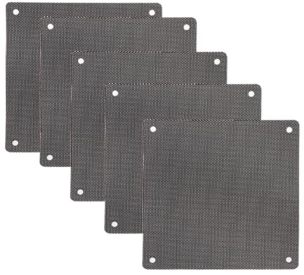 Fan Dust Mesh 100PCS PVC Fan Dust Filter PC Dustproof Case Cuttable Computer Mesh Cover 40mm 50mm 60mm 70mm 80mm 90mm 120mm 140mm Black(50mm)