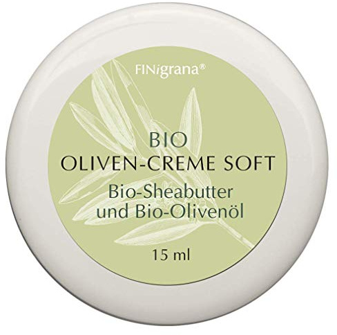 Finigrana, Bio Oliven Creme Soft 15ml in PE Tiegel + Box