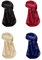 Durag Cap Headwraps für Herren und Damen, Seide, Schwarz, Marineblau, Weinrot und Braun, 4 Stück