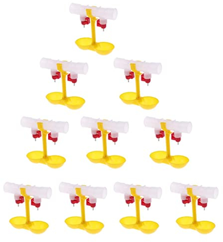 10 Automatisch Nippeltränke Geflügeltränke Nippel Wasser Trinker für Huhn, Ente, Vogel, etc.