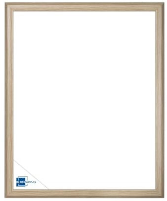 Bildershop-24 Leerrahmen (ohne Rückwand und Glas) Barockrahmen Kalypso 15 X 20 cm Eiche Natur Farbe und Größe wählbar