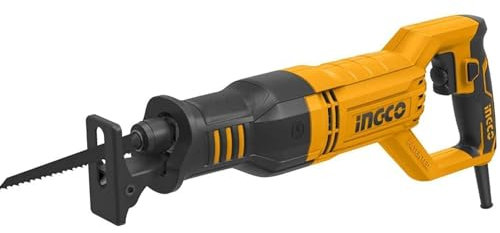 Ingco Seghetto A Gattuccio 750 W Rs8008 Per Taglio Del Legno Acciaio Alluminio Due Lame Incluse