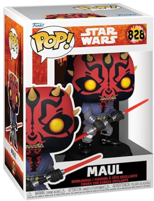 POP Funko Star Wars: Maul | Offizieller Fanartikel und Merch - Vinyl Sammelfigur als Regal Deko - Geschenkidee zum Geburtstag für Fans und Sammler