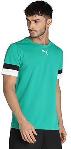 PUMA Herren Teamrise Jersey Shirt, Pepper Green-puma Black-puma White, M EU
