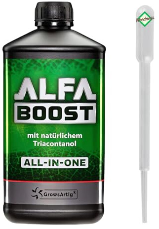 Weedness Alfa Boost All-In-One Dünger 1 Liter - Pflanzenwachstum Naturdünger Tomaten Organischer Bio Gurken