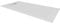 i-flair SMC POLAR Duschwanne 160x80cm, extra flache und robuste Duschtasse 26MM aus langlebigem SMC mit ANTI-Rutsch-Oberfläche In Schieferoptik/Steinoptik inkl. Ablaufgarnitur mit SMC Deckel - Weiß