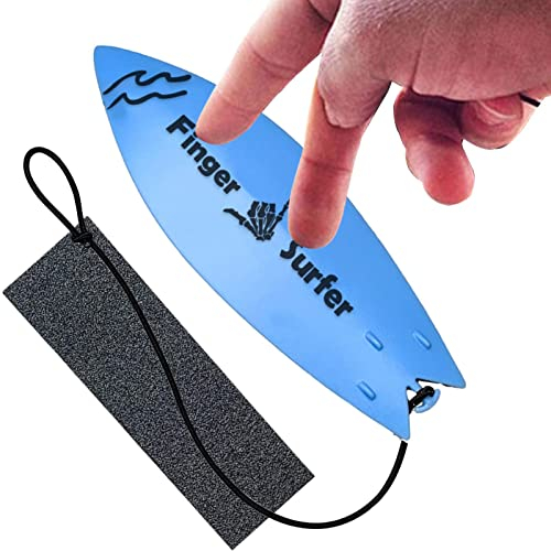 Surfboard - Finger Surfbrett Spielzeug | Kreative Fingerspitzen Surfbrett Mit Schnur Spielzeug Für Kinder Und Surfer, Surfen Sie Überall Und Jederzeit, Um Ihre Surffähigkeiten Zu Verbessern