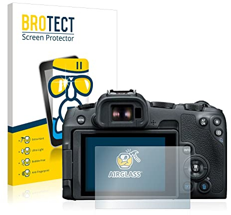 BROTECT Schutzglas für Canon EOS R8 | Transparenter Displayschutz Made in Germany Schutzfolie Panzer Folie Glas 9H Anti-Fingerprint Einfache Montage Clear