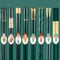 MZSX Chopsticks, Gift Set, High-end Luxurious Professional Design, Super Strong Healthy, Reusable, Japanese Chinese Chop Sticks with Wave Pattern