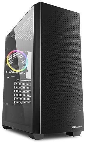 Sharkoon VS9 RGB Midi ATX PC Case Nero