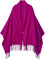 PFLife Damen Kaschmir Schal Schultertuch Deckenschal aus weichem Kaschmir mit Fransen Winter Schal, 80'' * 27'' (200 x 70 cm) (Fuchsia)
