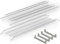 VI.TEL. Kit escurreplatos de 76 cm de acero cromado protegido para empotrar para mueble colgante 80 cm rejilla porta platos alambre redondo Made in Italy