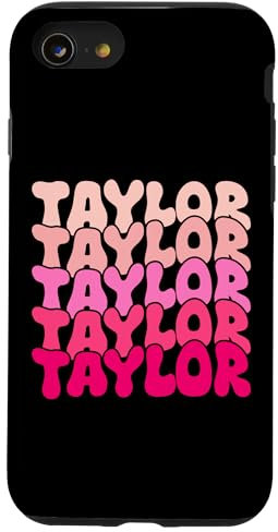 Taylor Vintage Personalized name I Love Taylor Case for iPhone SE (2020) / 7 / 8
