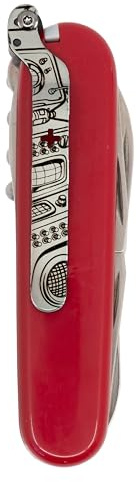 SwissKarry Clip Compatible with Some 91mm Victorinox Swiss Army Knife Models. Please Check Compatibility. 5 Custom Designs for a Personalised Multi-Tool. Stainless Steel Tough. 'Futura Matte'