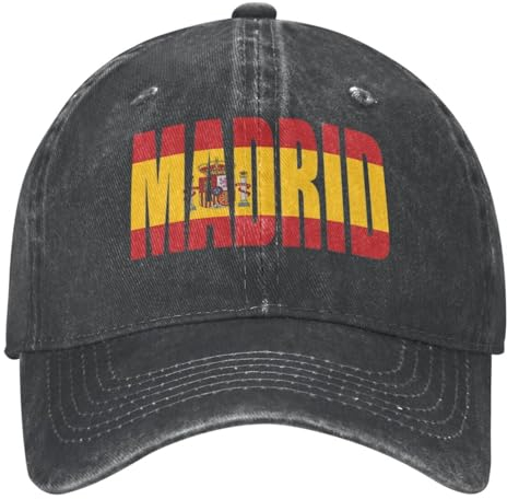 Madrid Casual Baseball Cap Frühling Die Hauptstadt Spaniens Trucker Hut Outdoor Sport Hip Hop Hüte Unisex Männer y2k Cap Geschenk