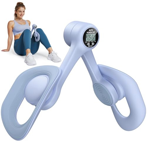 MERACH Thigh Master Oberschenkeltrainer, Beckenbodenmuskeltrainer, Innenschenkeltrainer für Zuhause, Beckenbodenstärkungsgerät für Frauen (Blau)