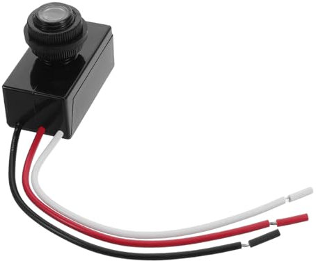 Uonlytech Lichtsensorschalter Außenbeleuchtung Fotoelektrischer Automatischer Lichtschalter 12-48v Dc Hohe Empfindlichkeit Mit Überlastschutz Für Straßen Und Gartenlampen