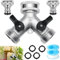 Divisor de Manguera de Jardin de 2 Vías 3/4, 2 Vías Adaptador para Grifo Doble, Divisor en Y de Grifo, Conector de Grifo con Válvula de Individuales Encendido, para Cocina Exterior Jardín Césped