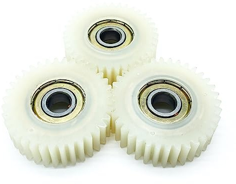 WUSHADEHANS Bandsaw blades, 3pcs 36 Teeth 38mm Nylon Electronic Motor Gear Ball Bearing Gears For R Electrical Bike Bicycle Tricycle