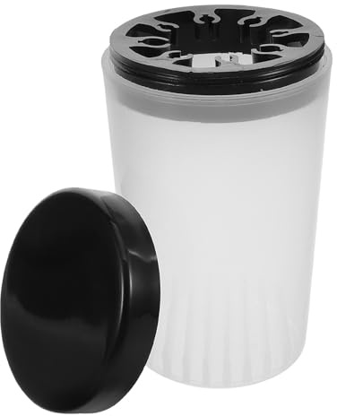 FUOYLOO Gel Nail Brush Washing Holder Compact Plastic Cleaning Cup for Nail Art Brush Soaking and Pen Storage Portable for Home and-The-Go