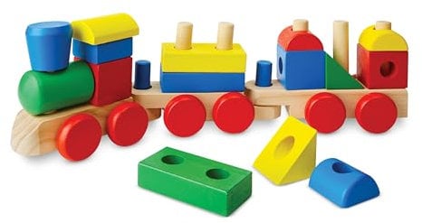 Sablon 572 - Melissa & Doug - Steck-Lokomotive (18-teilig)