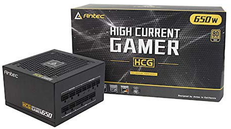Antec HCG650 unidad de - Fuente de alimentación (650 W, 100 - 240 V, 50 - 60 Hz, 9-4.5 A, Activo, 100 W)