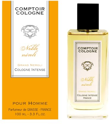 COMPTOIR COLOGNE - Noble Néroli 100 ml – Eau de Cologne Homme - Néroli, Fleur d’Oranger, Notes Hespéridées – Fraîcheur Lumineuse & Raffinée - Made in France