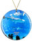 Weekino USA Amerika Georgia Aquarium Atlanta Weihnachtsdekoration Christbaumkugel Hängender Weihnachtsbaum Anhänger Dekor City Travel Souvenir Collection Porzellan 2,85 Zoll