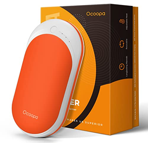 OCOOPA Handwärmer, wiederaufladbar, 5200 mAh, elektrisch, tragbar, Taschenwärmer, Powerbank, ideal für Outdoor-Sport, Jagd, Golf, Camping, warmes Geschenk für Frauen, Männer