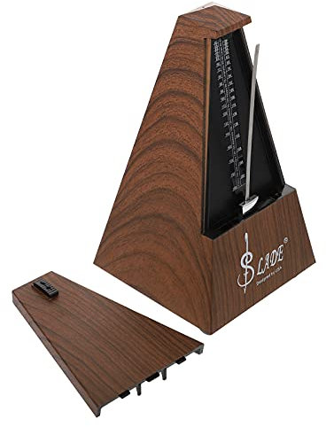 Milisten 1stück Mechanisches Metronom Aus Holz Universeller Taktgeber Für Gitarre Violine Und Klavier Praktisches Langlebiges Musikinstrument Mit Präziser Schlägeinstellungen Für
